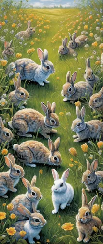 hare field,hares,hare trail,rabbits and hares,female hares,rabbits,hare coursing,hare's-foot- clover,hare's-foot-clover,bunnies,easter rabbits,rabbit family,gray hare,animal migration,field hare,tommie crocus,audubon's cottontail,leveret,hare window,hare of patagonia,Illustration,Realistic Fantasy,Realistic Fantasy 33