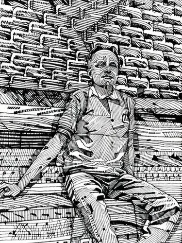 basket weaver,bricklayer,roofer,rattan,ironworker,stevedore,man on a bench,straw roofing,basket maker,a carpenter,wicker,construction worker,elderly man,javanese,pradal serey,batik,megamendung batik p