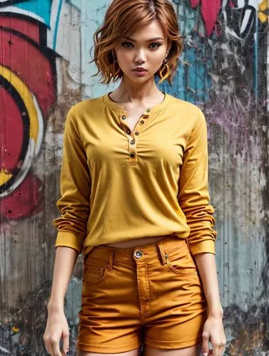 cornelisse,yellow brown,zendaya,yellow,golden color,luan,yellow color,sonika,yellow background,street shot,chachi,marouelli,ocher,gold colored,concrete background,daya,warm colors,ochre,yellow and bla