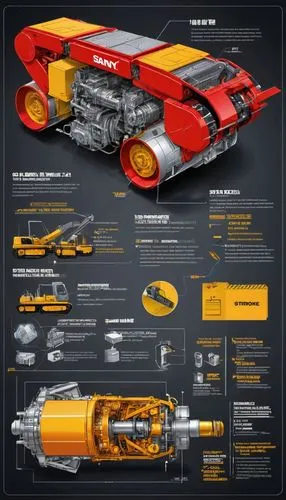 vector infographic,mining excavator,electric generator,generator,volvo ec,internal-combustion engine,construction machine,truck engine,car-parts,construction equipment,porsche 906,ferrari monza,super charged engine,semi-submersible,kryptarum-the bumble bee,industries,lamborghini estoque,hotrod car,vulcania,battery car,Unique,Design,Infographics