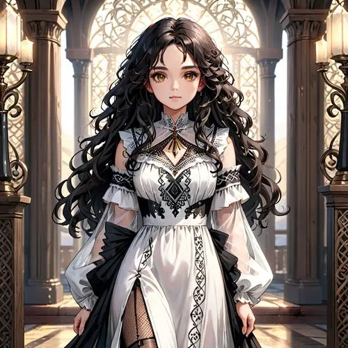 dressup,vestal,noblewoman,celtic queen,chastelain,qianwen,Anime,Anime,General