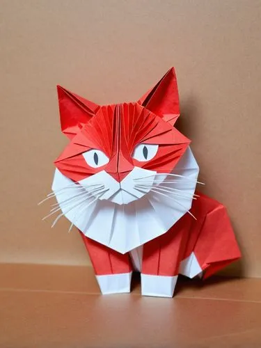 Рыжая кошка,a red cat face on white paper,paper art,red cat,origami,kihon,red tabby,cartoon cat,Unique,Paper Cuts,Paper Cuts 02