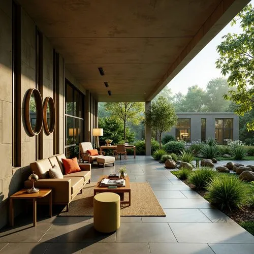 mid century modern,midcentury,corten steel,patio,landscape design sydney,minotti