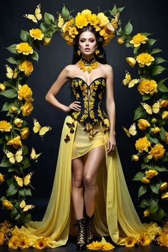 pollina,cantoral,guelaguetza,queen bee,bjork,yellow roses,Photography,Artistic Photography,Artistic Photography 14