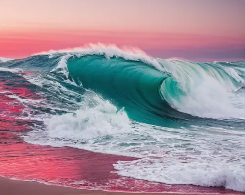 ocean waves,wave pattern,japanese waves,shorebreak,wave,tidal wave,water waves,crashing waves,japanese wave,sea water splash,big waves,wave motion,waves,braking waves,big wave,rogue wave,ocean background,colorful water,bow wave,pink beach,Art,Artistic Painting,Artistic Painting 05