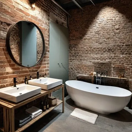 luxury bathroom,modern minimalist bathroom,washbasin,shower bar,sand-lime brick,tiled wall,red brick wall,clay tile,boutique hotel,bathroom,baths,brick house,contemporary decor,brickwork,bathtub,washroom,ceramic tile,tile kitchen,modern decor,cistern,Photography,General,Realistic