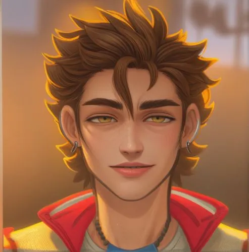 tracer,lance,anime boy,male character,crop,smirk,mullet,rein,pompadour,joseph,custom portrait,a son,portrait background,star-lord peter jason quill,edit icon,ken,spark,pineapple head,taichi,digital pa