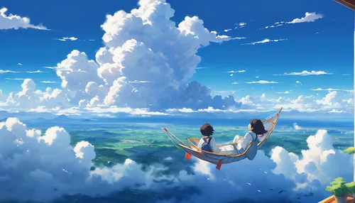 hosoda,above the clouds,hoenn,skycycle,skyhigh,sea of clouds,skyloft,background screen,sky apartment,flying island,cloudstreet,sky,dream world,cool backgrounds,thatgamecompany,cloudmont,cloudlike,skyscape,skyward,floating island,Illustration,Japanese style,Japanese Style 14