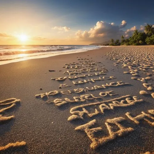 footprints in the sand,tracks in the sand,sand art,beautiful beach,sand pattern,beautiful beaches,Photography,General,Realistic