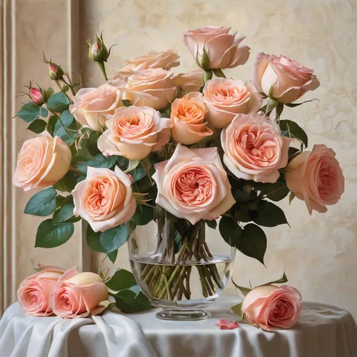 garden roses,rose arrangement,esperance roses,noble roses,pink roses,spray roses,wedding flowers,rose bouquet,romantic rose,julia child rose,bouquet of roses,orange roses,blooming roses,sugar roses,rose roses,old country roses,peach rose,flowers png,bicolored rose,artificial flowers,Art,Classical Oil Painting,Classical Oil Painting 02