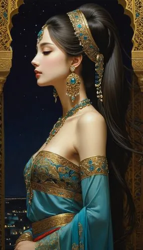 radha,mastani,sheherazade,persia,anarkali,kommuna,Illustration,Realistic Fantasy,Realistic Fantasy 08