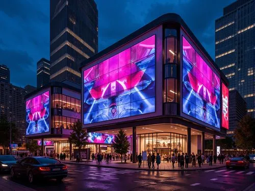 bloomingdales,niketown,macys,apple store,costanera center,luminato,hongdan center,artium,macerich,glass building,walt disney center,shinsegae,citycenter,madison square garden,department store,night view of red rose,julliard,5th avenue,galleria,selfridges