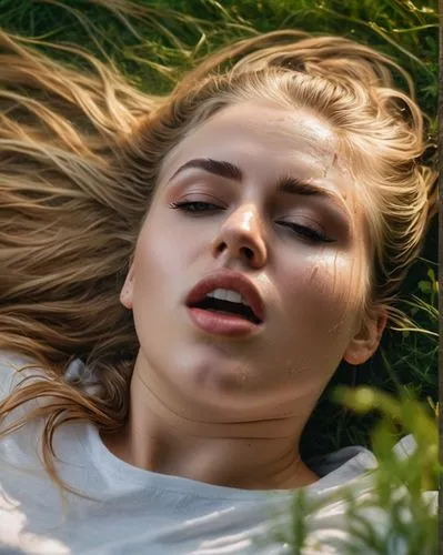 girl lying on the grass,woman laying down,relaxed young girl,self hypnosis,lying down,unconscious,siesta,hypersomnia,ginta,hypnagogic,photosynthesis,sleeping beauty,girl in the garden,indolent,narcolepsy,sleepwalked,laying down,waking,languid,the sleeping rose,Photography,General,Fantasy