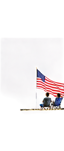 American flag, waving in wind, fireworks exploding in sky, night scene, vibrant colors, sparkling lights, patriotic atmosphere, happy children, families gathering, backyard BBQ, picnic blankets, red w