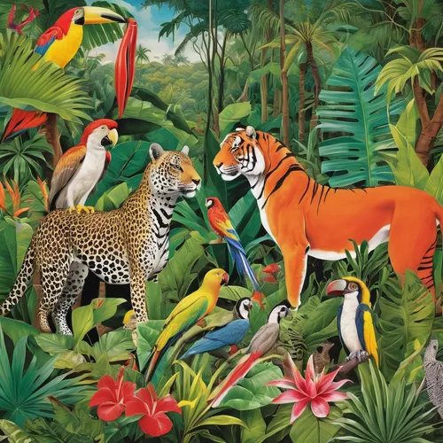 tropical animals,tropical birds,forest animals,animals hunting,animal zoo,exotic animals,animal kingdom,toucans,hunting scene,tropical jungle,woodland animals,animals,safari,scandia animals,animalia,wild animals,ccc animals,fauna,animal lane,animal world,Illustration,Black and White,Black and White 25