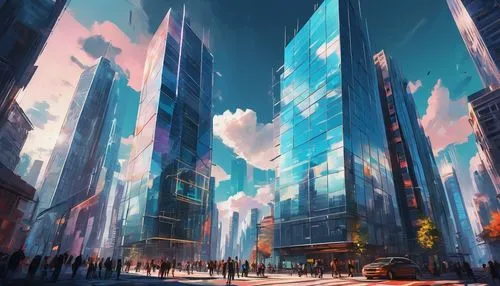 cybercity,cityscape,cloudstreet,skycraper,skyscrapers,skyscraping,sky city,metropolis,skyscraper,fantasy city,cityzen,futuristic landscape,colorful city,urbis,urbanworld,cybertown,the skyscraper,kinkade,shinjuku,kaleidoscape,Conceptual Art,Daily,Daily 21