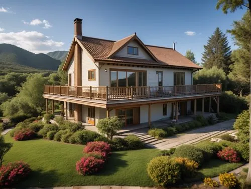 house in the mountains,beautiful home,chalet,house in mountains,country house,luxury property,wooden house,country estate,holiday villa,bendemeer estates,summer cottage,private house,home landscape,traditional house,the cabin in the mountains,villa,two story house,summer house,luxury home,country cottage,Photography,General,Realistic