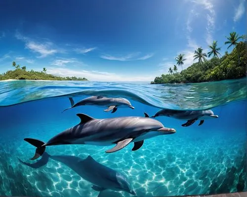 dolphins in water,dolphin background,oceanic dolphins,bottlenose dolphins,dolphins,dolphin swimming,two dolphins,bottlenose dolphin,wyland,dolphin coast,dauphins,dolphin,porpoises,dolphin show,delphinus,cetaceans,dusky dolphin,underwater world,dolfin,tursiops,Conceptual Art,Fantasy,Fantasy 03