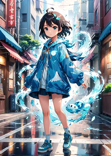 anime japanese clothing,cyan,ganai,hatsune miku,kantai collection sailor,jasmine blue,water-the sword lily,honolulu,rain lily,miku,naginatajutsu,japanese idol,maimi fl,nori,blue rain,harajuku,kayano,mako,miku maekawa,anime girl,Anime,Anime,Realistic