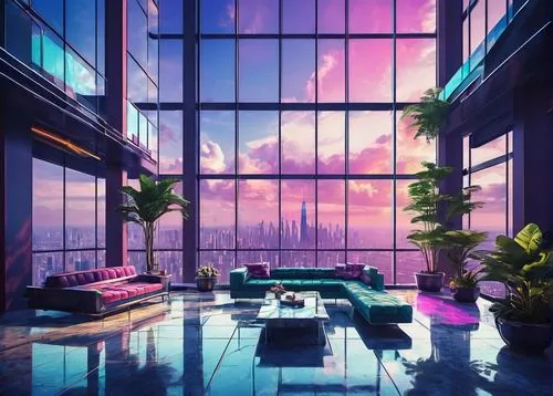 sky apartment,paradisus,apartment,apartment lounge,livingroom,an apartment,penthouses,windows wallpaper,terrazza,modern room,skyloft,miami,aesthetic,cityscape,aqua studio,living room,condos,tropical house,ocean view,apartments,Conceptual Art,Sci-Fi,Sci-Fi 27