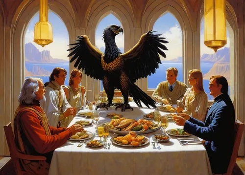 holy supper,christ feast,thanksgiving dinner,happy thanksgiving,thanksgiving background,last supper,thanksgiving table,feast,thanksgiving,give thanks,family dinner,dinner party,pentecost,christmas dinner,dining,nativity of jesus,praise,turkey dinner,enjoy the meal,thanks giving,Conceptual Art,Sci-Fi,Sci-Fi 15