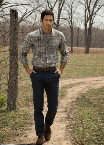 farmer in the woods,walking man,cowboy plaid,farmworker,lumberjack pattern,joe iurato,farmer,men's wear,blue-collar,square dance,latino,country,horseshoes,country-western dance,the american indian,country cable,governor,country-side,men clothes,blue-collar worker,Art,Artistic Painting,Artistic Painting 47