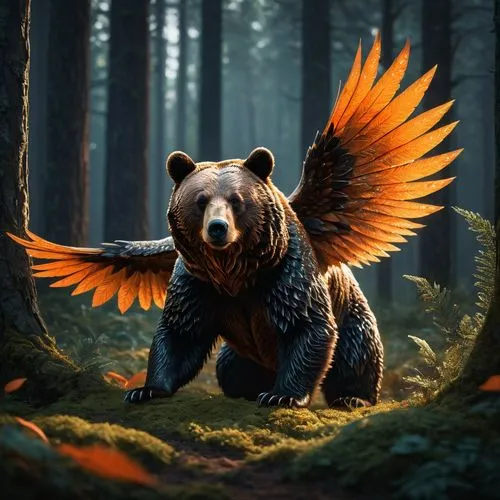 fantasy animal,gruffalo,nordic bear,jaggi,bear guardian,eoraptor,Photography,General,Fantasy