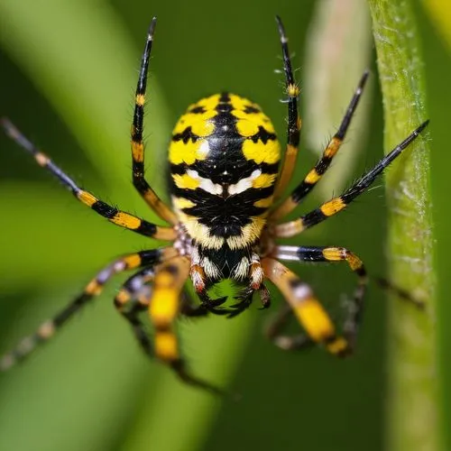 wasp spider,european garden spider,garden spider,argiope,st andrews cross spider,arachnida,Photography,General,Natural