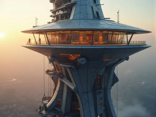 sky tower,observation tower,steel tower,futuristic architecture,the observation deck,skyscraper,stalin skyscraper,observation deck,o2 tower,skycraper,space needle,the energy tower,skywalking,the skyscraper,skycycle,skyreach,stratosphere,electric tower,observatoire,skyloft,Photography,General,Realistic