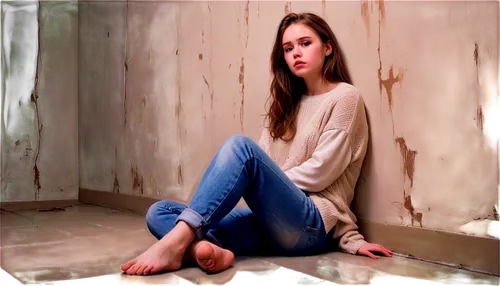 girl sitting,photo session in torn clothes,behaving,jeans background,girl in a long,relaxed young girl,effy,nazia,naina,female model,young woman,young girl,photo painting,girl praying,depressed woman,girl on the stairs,caitlin,photo shoot with edit,woman sitting,daveigh,Conceptual Art,Fantasy,Fantasy 01