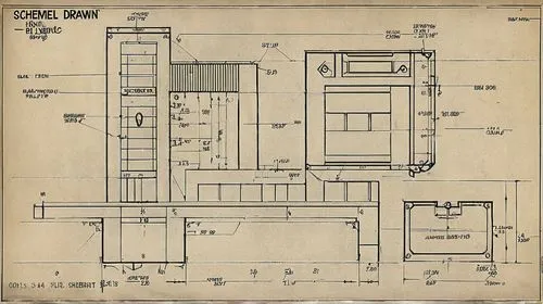 a drawing showing the sections of a building,floor plan,floorplan,floorplans,architect plan,house floorplan,blueprints,Unique,Design,Blueprint