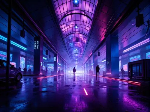 bladerunner,cybercity,cyberpunk,cyberscene,ultraviolet,polara,vapor,cyberworld,passage,replicants,atmospheres,futuristic,synthetic,pedestrian,galleria,corridors,futuristic landscape,cyberport,atmosfera,blue rain