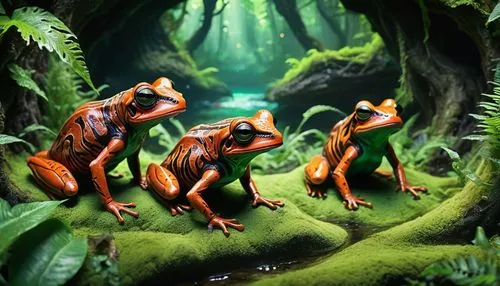 frog gathering,tree frogs,frog background,raorchestes,hypsiboas,frogs,basilisks,amphibians,xenopus,chytrid,naranjeros,poison dart frog,newts,red eft,guanlong,limb males,froggies,vertebrates,kawaii frogs,ladinos,Conceptual Art,Sci-Fi,Sci-Fi 13