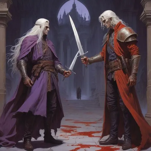 drizzt,dragonlance,silmarillion,targaryen,wodrow,confrontation,duelled,raistlin,malazan,duels,imerys,wavelength,lannisters,thranduil,knighting,finrod,ravenloft,duelling,swordfight,strahd,Conceptual Art,Fantasy,Fantasy 01