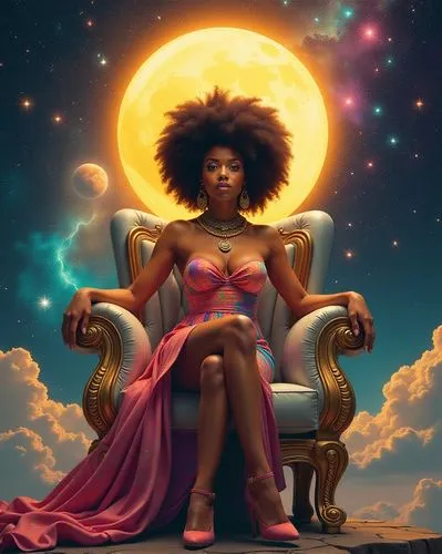 afrofuturism,afrocentrism,afrocentric,kelis,ledisi,womanist,Illustration,Retro,Retro 01