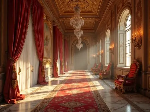 royal interior,enfilade,ornate room,hallway,corridor,ritzau,venaria,entrance hall,palazzo,corridors,villa cortine palace,interiors,europe palace,grandeur,villa d'este,residenz,empty interior,victorian room,mikhailovsky,interior decor,Photography,General,Realistic