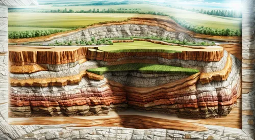 geological,landform,geological phenomenon,aeolian landform,soil erosion,mountainous landforms,topography,fluvial landforms of streams,glacial landform,geology,limestone cliff,strata,karst landscape,felted and stitched,cliff face,glacial till,erosion,drainage basin,mountain plateau,meanders