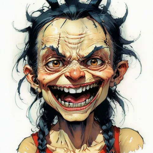 caricaturist,caricatured,caricature,morgus,corben,grotesque,horror clown,caricatures,kellyanne,rumpelstiltskin,twisty,dollmaker,pseudotooth,rumplestiltskin,carville,salmond,scary clown,caricaturists,creepy clown,sanjaya,Conceptual Art,Fantasy,Fantasy 08