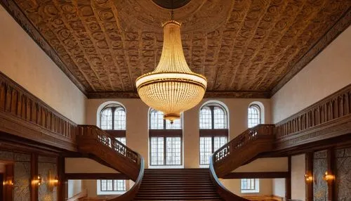 foyer,folketinget,stortinget,entrance hall,staircase,jugendstil,riksdag,driehaus,winding staircase,outside staircase,hallway,wieliczka,staircases,berlage,chandeliers,stairway,circular staircase,art deco,stairwells,ceilinged,Illustration,Realistic Fantasy,Realistic Fantasy 08