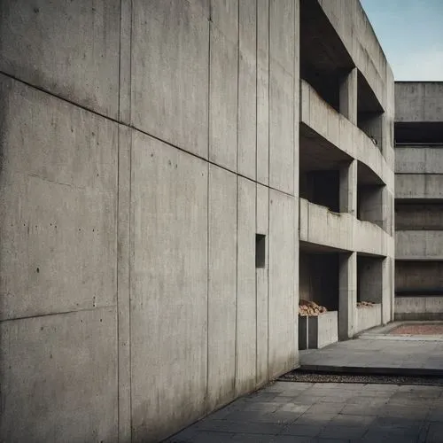 brutalist architecture,concrete,multi storey car park,concrete background,reinforced concrete,exposed concrete,concrete blocks,concrete construction,underground car park,urban landscape,car park,concrete slabs,concrete wall,concrete ceiling,underground garage,parking space,parking place,apartment block,block of flats,cement block,Photography,General,Cinematic