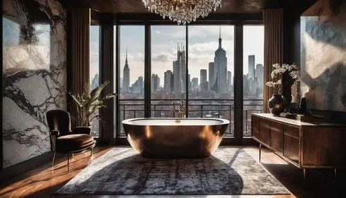 luxury bathroom,bath room,brownstone,claridge,bathtub,bathroom,woodsen,barrooms,bagno,manhattan,manhattan skyline,amanresorts,vanities,opulently,luxuriously,art deco,penthouses,newyork,new york skyline,washstand,Illustration,Realistic Fantasy,Realistic Fantasy 47