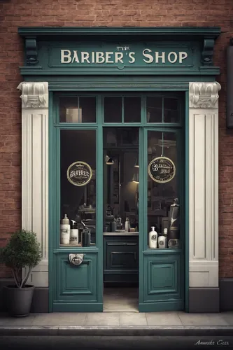 barber shop,barber,barbershop,butcher shop,hairdressing,hairdressers,hairdresser,barber chair,store fronts,soap shop,barrister,brandy shop,the long-hair cutter,the shop,kitchen shop,hairstyler,shopkeeper,bakery,shop-window,chiffonier,Illustration,Abstract Fantasy,Abstract Fantasy 02