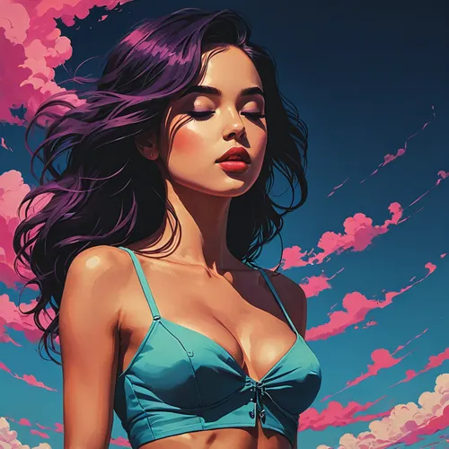 rosa ' amber cover,summer background,colorful background,digital painting,la violetta,cosmopolitan,rosa bonita,cool pop art,world digital painting,pop art colors,blue hawaii,pink background,magnolia,digital illustration,pink beach,purple wallpaper,vector illustration,would a background,purple and pink,summer icons,Conceptual Art,Fantasy,Fantasy 32