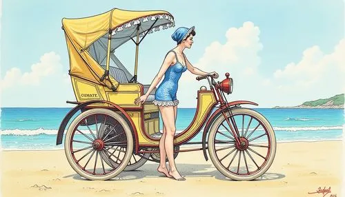 blue pushcart,chomet,dolphin rider,hand cart,locris,straw cart