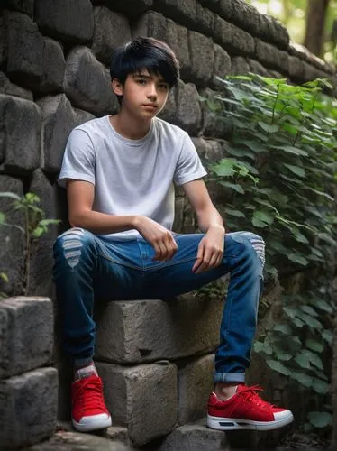 brick background,shoes icon,pakistani boy,boy model,nikko,red shoes,icon steps,filipino,jeans background,portrait photography,red cap,brick wall background,photo shoot with edit,senior photos,red bench,young model,asian,young shoot,sneaker,vans,Conceptual Art,Fantasy,Fantasy 09