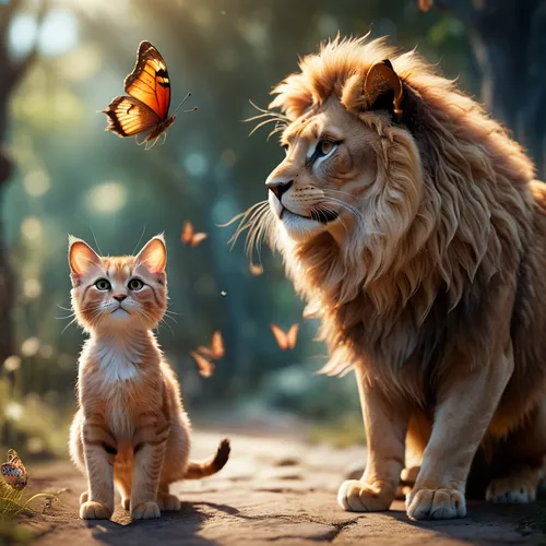 little lion,lion king,lion father,the lion king,king of the jungle,lion children,simba,cute animals,two lion,animal world,circle of life,felidae,fantasy picture,cute cartoon image,lion with cub,forest king lion,big cats,lion - feline,courage,she feeds the lion,Photography,General,Cinematic