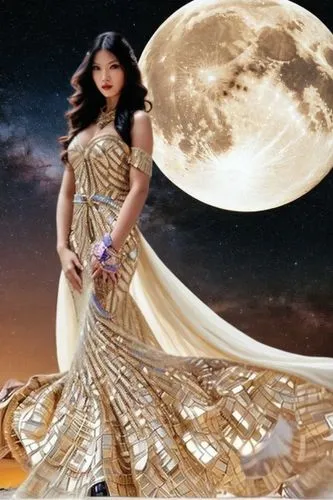 queen of the night,sari,fantasy picture,jaya,saree,goddess of justice,cassiopeia,rosa ' amber cover,athena,humita,gold filigree,celestial body,diwali banner,solar,fantasy woman,moon phase,bollywood,golden weddings,cassiopeia a,cleopatra