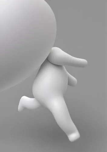 this is a running posture, make it like inflate 3D, like balloon but it should be a running posture follow as picture provided colour and posture,3d figure,3d model,disney baymax,miniature figure,dumm