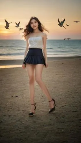 beach background,conceptual photography,flightless bird,photoshop manipulation,walk on the beach,compositing,photoshop creativity,anfisa,seabird,birdy,photo manipulation,seagull,superimposed,thighpaulsandra,image manipulation,strutted,bariatric,wingspan,fusion photography,art photography