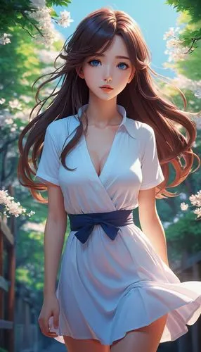 japanese sakura background,sakura background,world digital painting,honmei choco,spring background,game illustration,background image,landscape background,springtime background,elphi,anime girl,background images,chestnut blossom,girl in the garden,hong,anime 3d,japanese background,forest background,digital painting,rosa ' amber cover,Conceptual Art,Fantasy,Fantasy 21